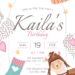 FREE EDITABLE Alpaca Birthday Invitation