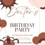 18+ Brown Little Lamb Birthday Invitation Templates