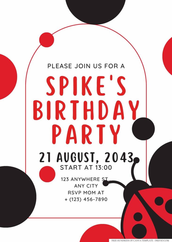 FREE Ladybug Canva Templates 1