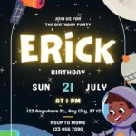 20+ Little Astronaut Birthday Invitation Templates