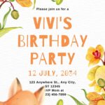 20+ FREE Little Fox Birthday Invitation Canva Templates (2026) + Cute Party Ideas