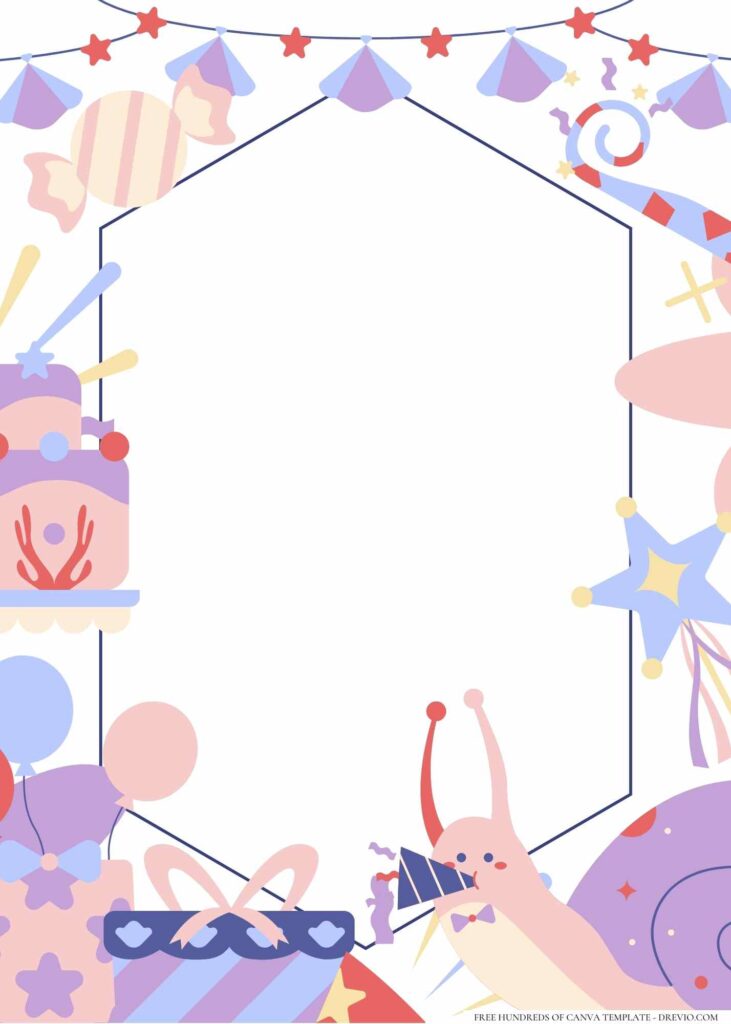 FREE Simple Cute Sea Animals Canva Templates 14
