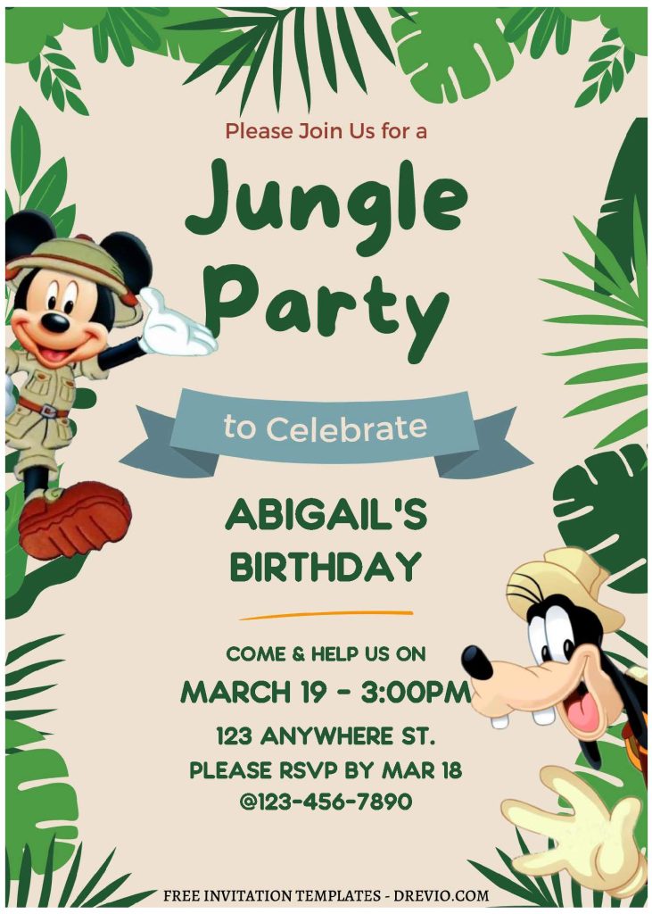 Mickey Mouse Safari C