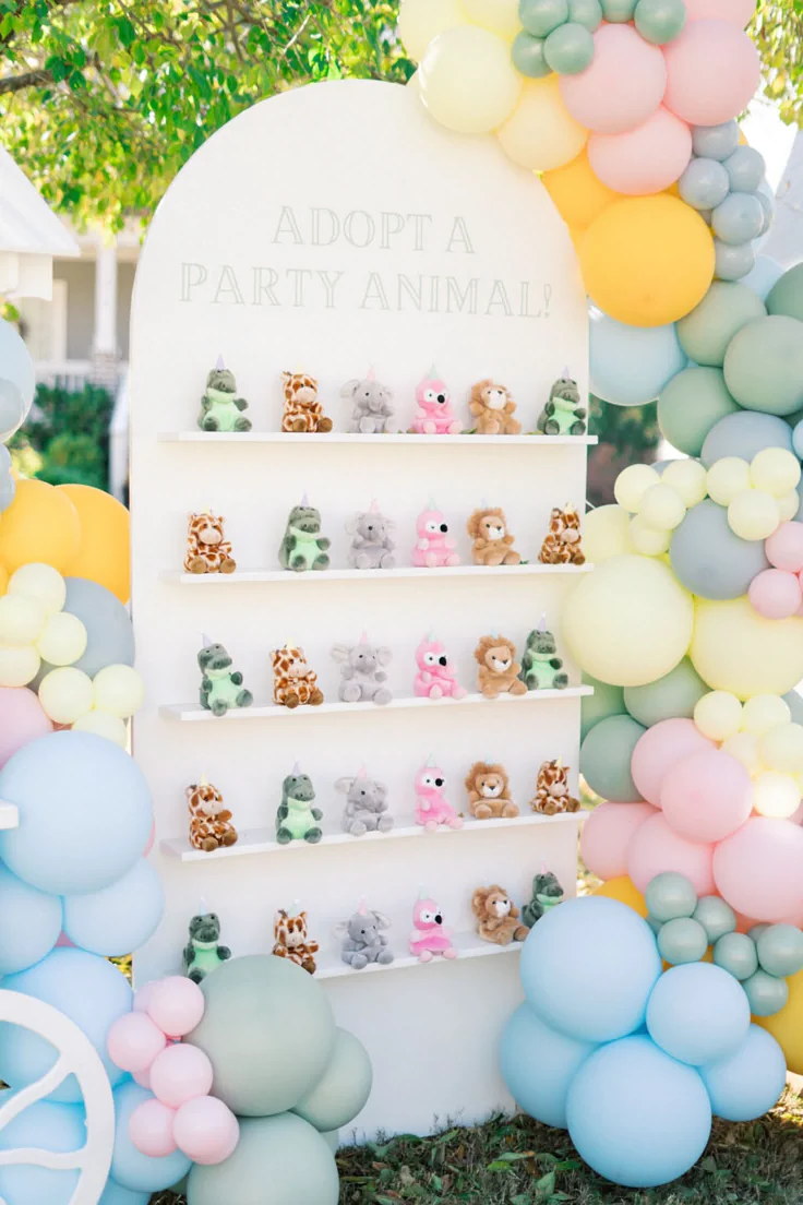 cute animals birthday party ideas13
