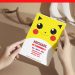 (Free Editable PDF) Lovely Pokemon Faces Birthday Invitation Templates with adorable Pikachu face