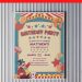 (Free Editable PDF) Spectacular Circus Themed Birthday Invitation Templates