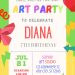 FREE Art & Craft Birthday Invitation Templates