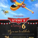 FREE Disney Planes Birthday Invitation Templates