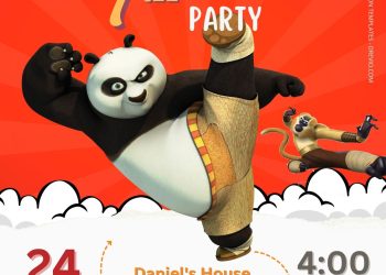 FREE Kungfu Panda Birthday Invitation Templates