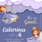 FREE Sofia The First Birthday Invitation Templates