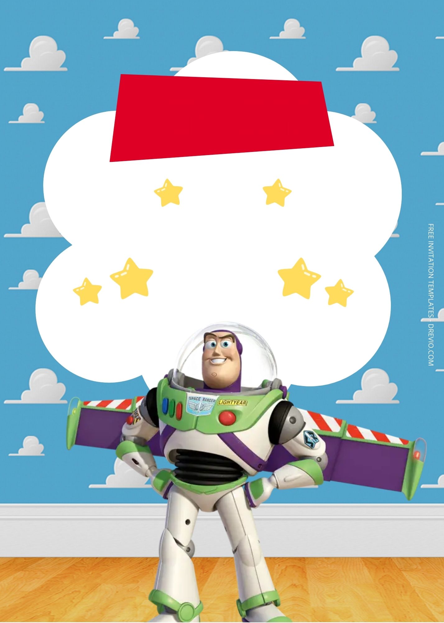 FREE Toy Story Birthday Invitation Templates