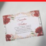 (Free Editable PDF) Spring Affection Wedding Invitation Templates