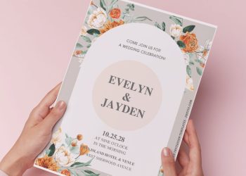 (Free Editable PDF) Exquisite Floral & Greenery Wedding Invitation Templates H