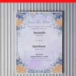 (Free Editable PDF) Floral Paradise Wedding Invitation Templates