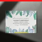 (Free Editable PDF) Summer Cactus Birthday Invitation Templates