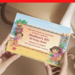 (Free Editable PDF) Dora The Explorer Summer Birthday Invitation Templates
