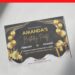 (Free Editable PDF) Shimmering Gold Birthday Celebration Invitation Templates F