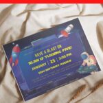 (Free Editable PDF) Adorable Space Ranger Birthday Invitation Templates