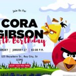 18+ Angry Birds Birthday Invitation Templates