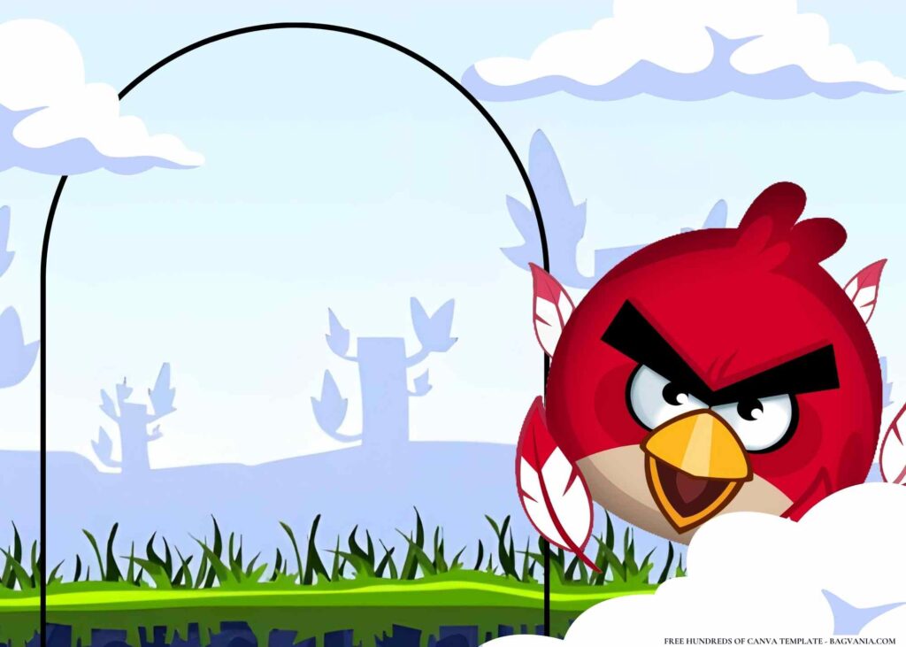 FREE Angry Birds Birthday Canva Templates 14