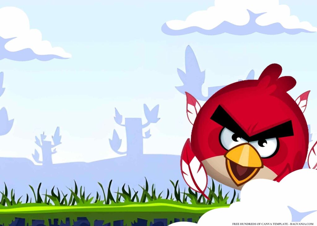 FREE Angry Birds Birthday Canva Templates 16