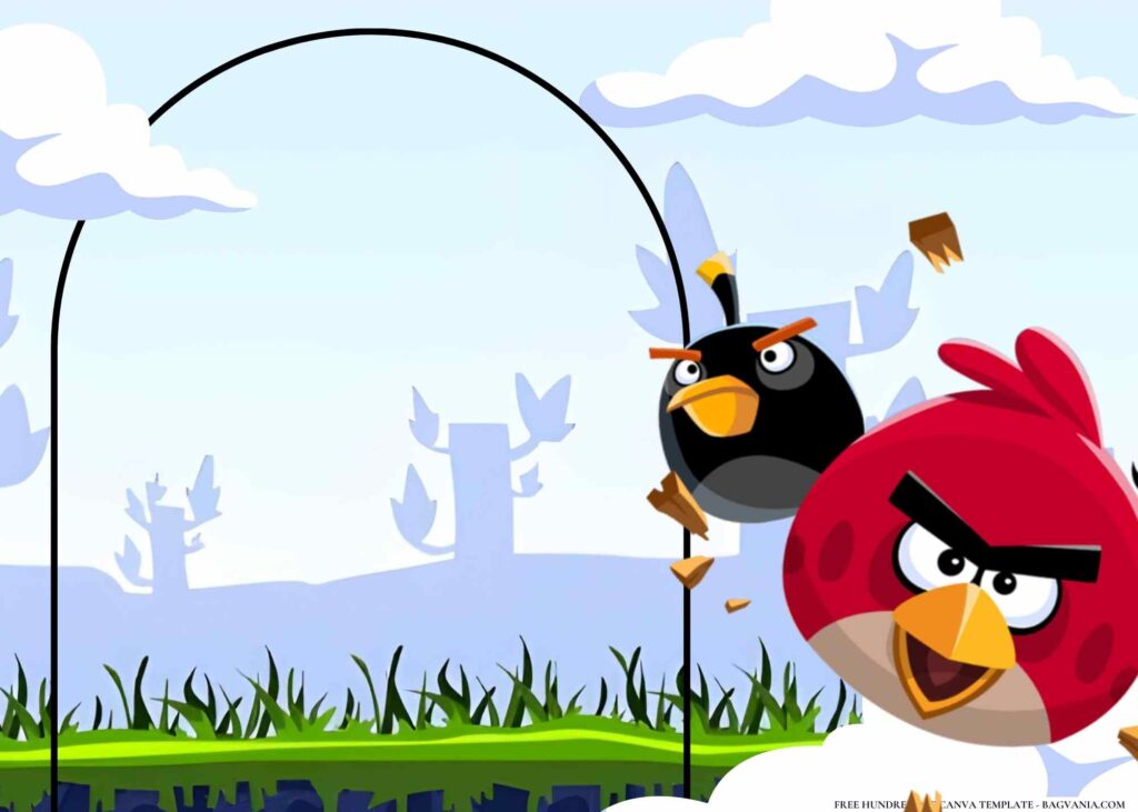FREE Angry Birds Birthday Canva Templates 18