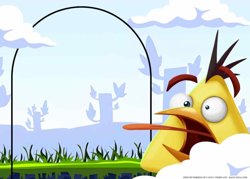 FREE Angry Birds Birthday Canva Templates 6