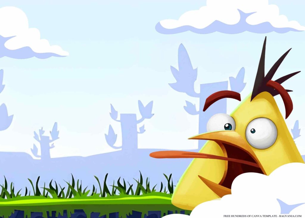 FREE Angry Birds Birthday Canva Templates 8