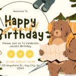 16+ Camping Trip Birthday Invitation Templates