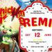 FREE Editable Chicken Little Birthday Invitation