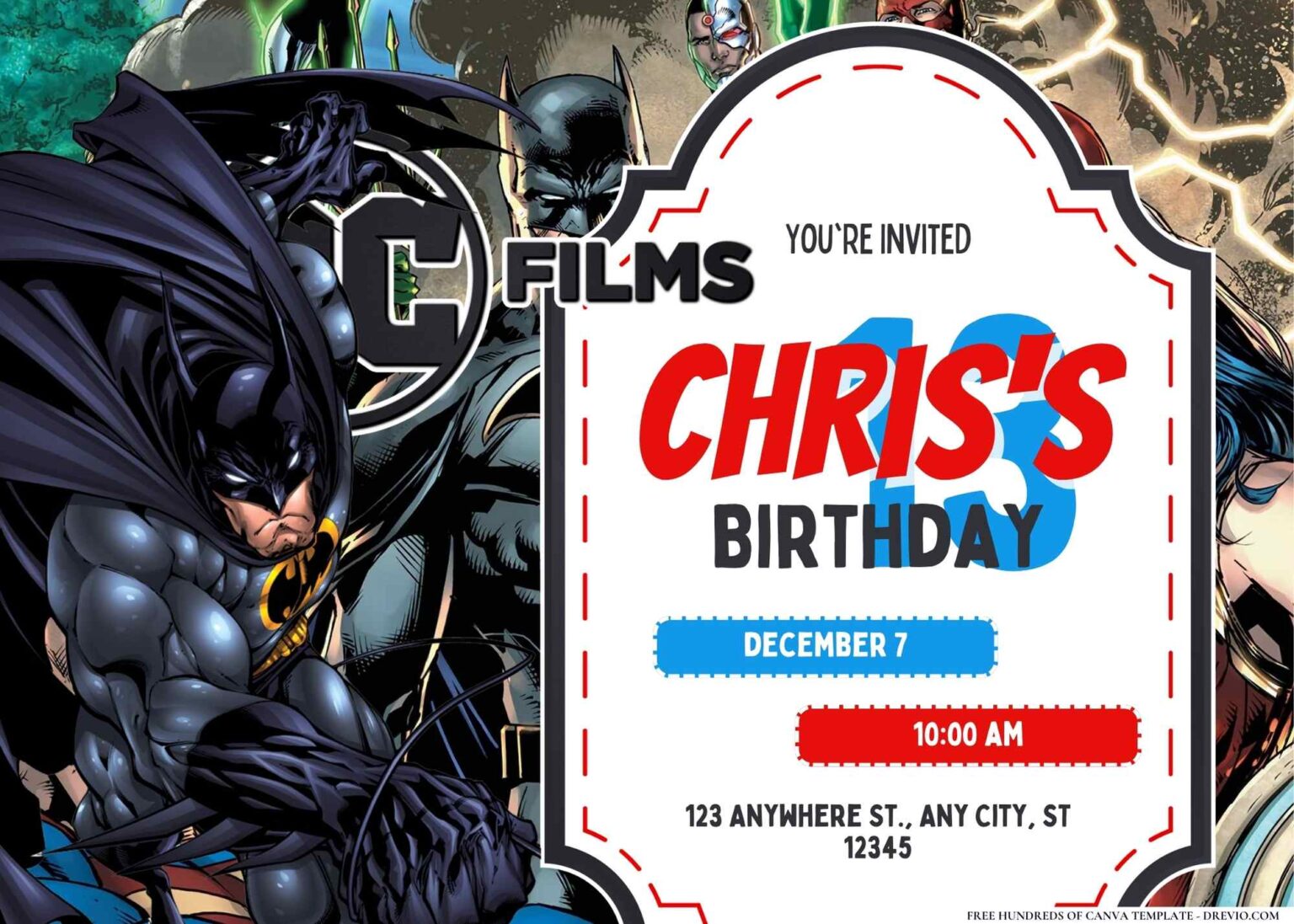 22+ DC Birthday Invitation Templates