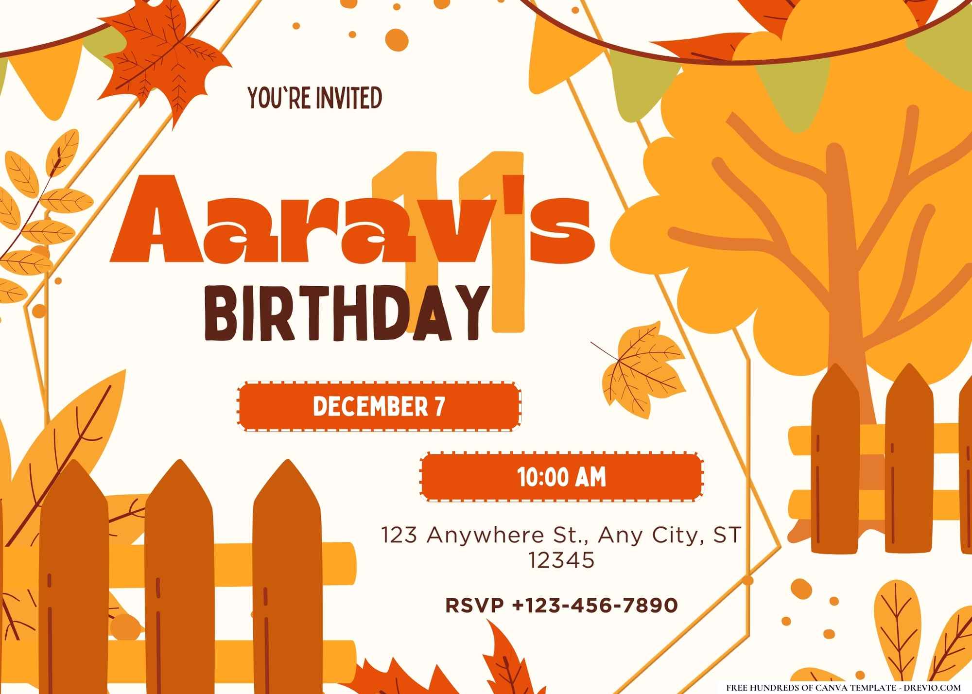 22+ Fall Harvest Birthday Invitation Templates