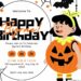 FREE Editable Halloween Birthday Invitation