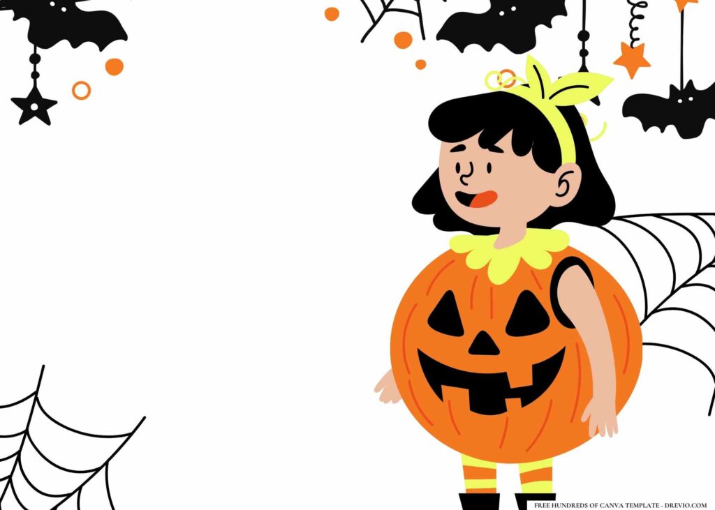 FREE Halloween Birthday Canva Templates 16