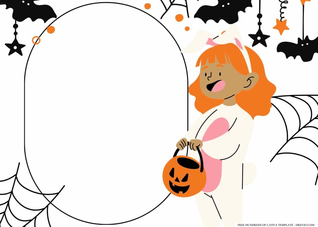 FREE Halloween Birthday Canva Templates 18
