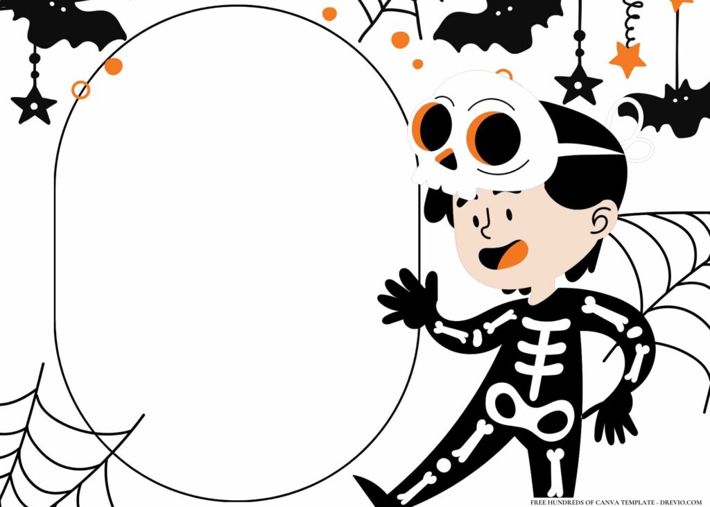 FREE Halloween Birthday Canva Templates 2