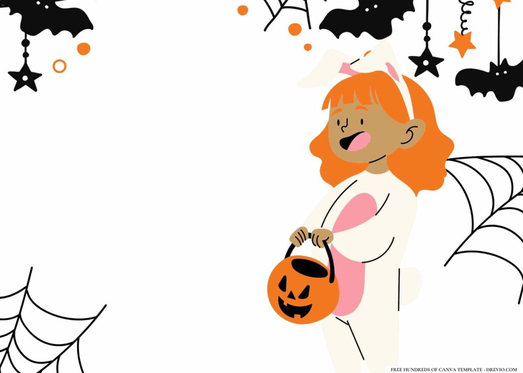 FREE Halloween Birthday Canva Templates 20