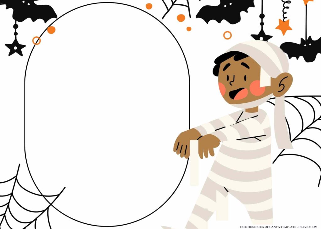 FREE Halloween Birthday Canva Templates 6