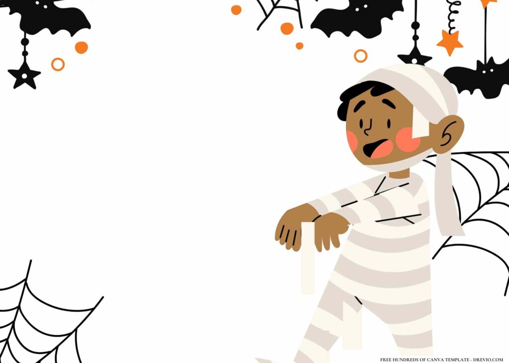 FREE Halloween Birthday Canva Templates 8