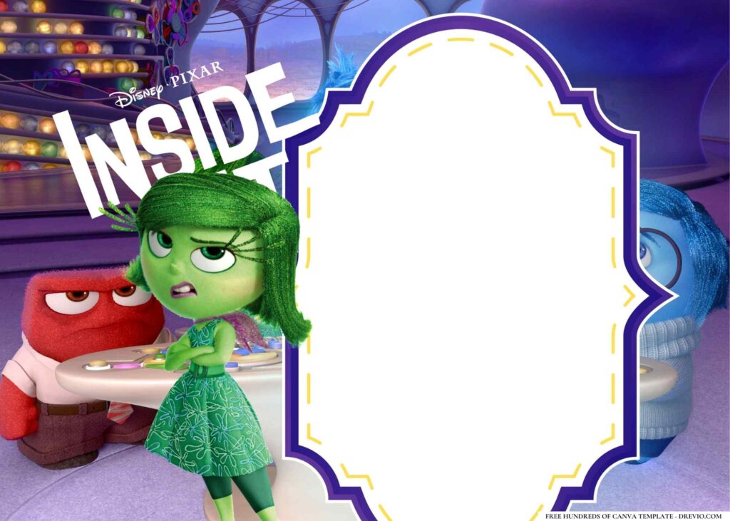 FREE Inside Out Birthday Canva Templates 10