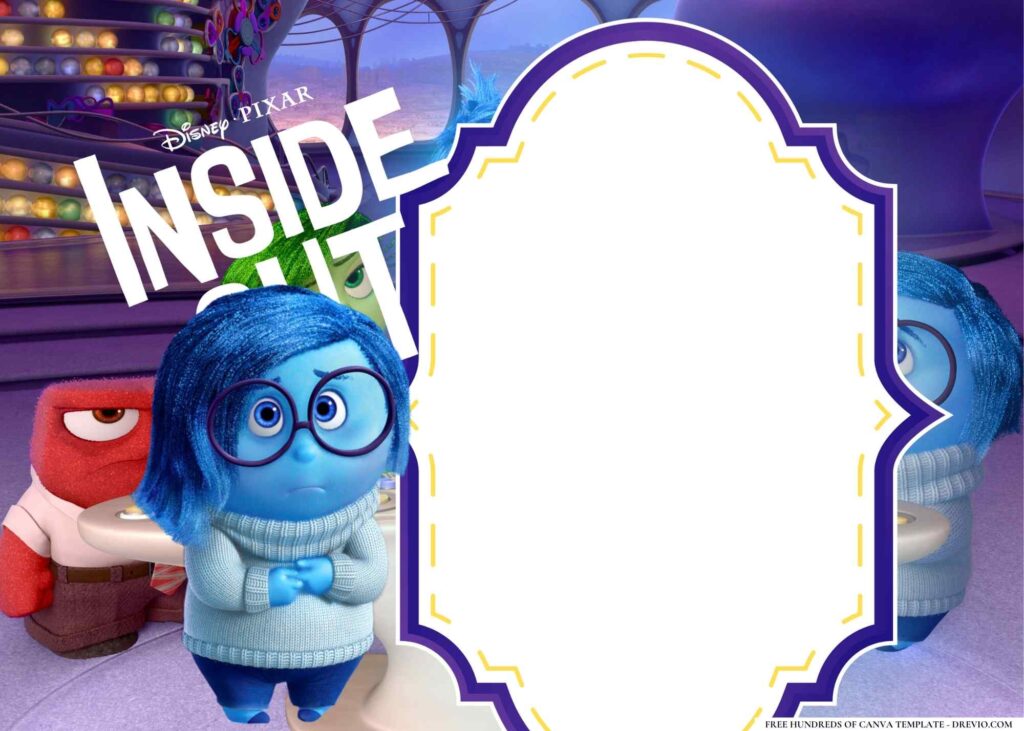 FREE Inside Out Birthday Canva Templates 14