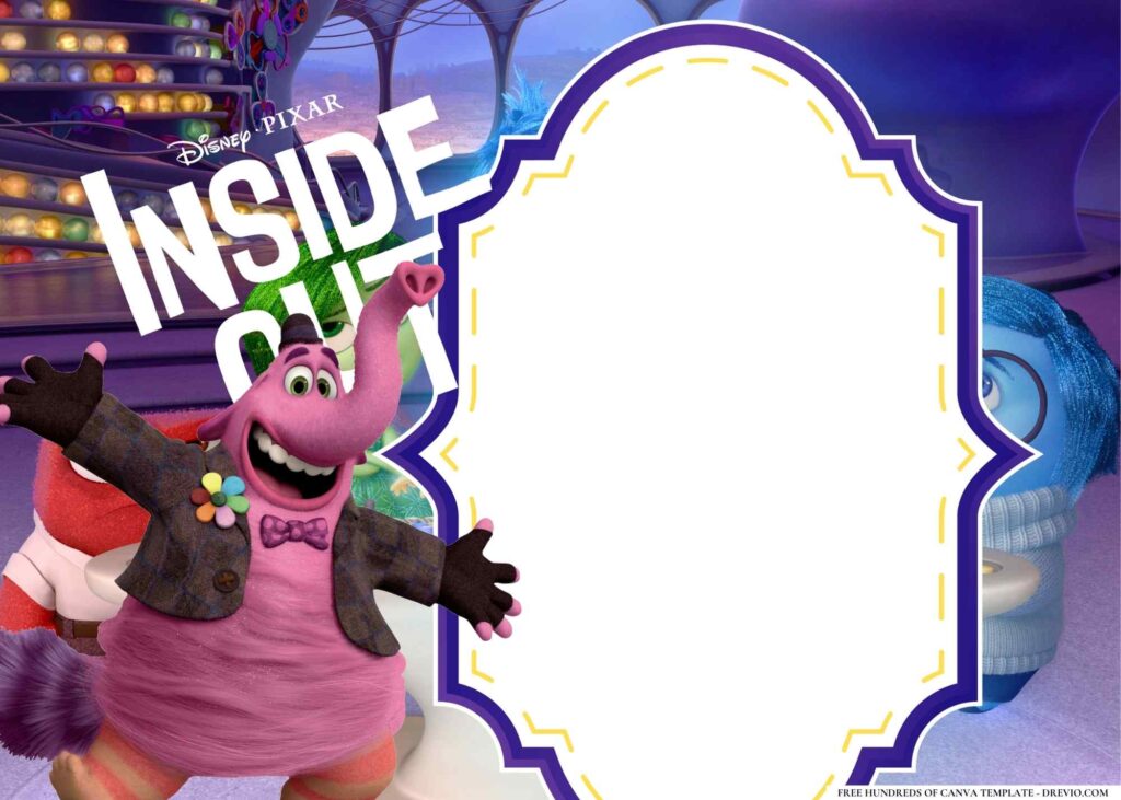 FREE Inside Out Birthday Canva Templates 6