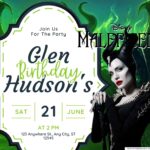 18+ FREE Maleficent Birthday Invitation Templates (Canva Editable 2026)