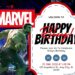 FREE Editable Marvel Birthday Invitation