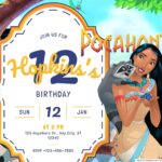 18+ Pocahontas Birthday Invitation Templates