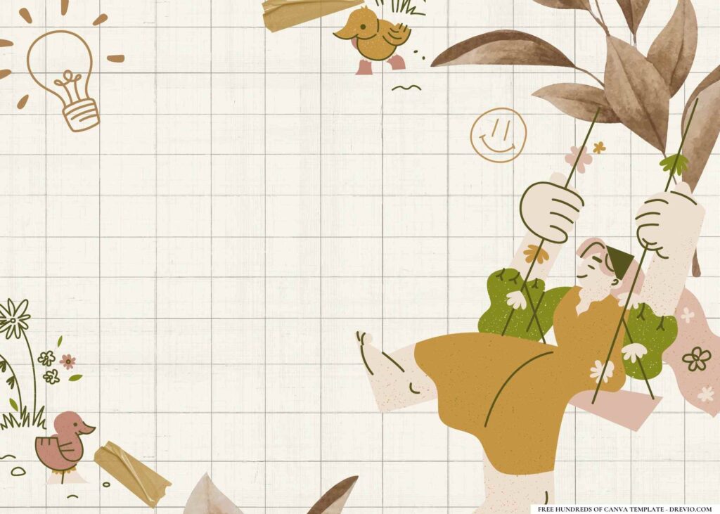 FREE Scrapbooking Session Birthday Canva Templates 16