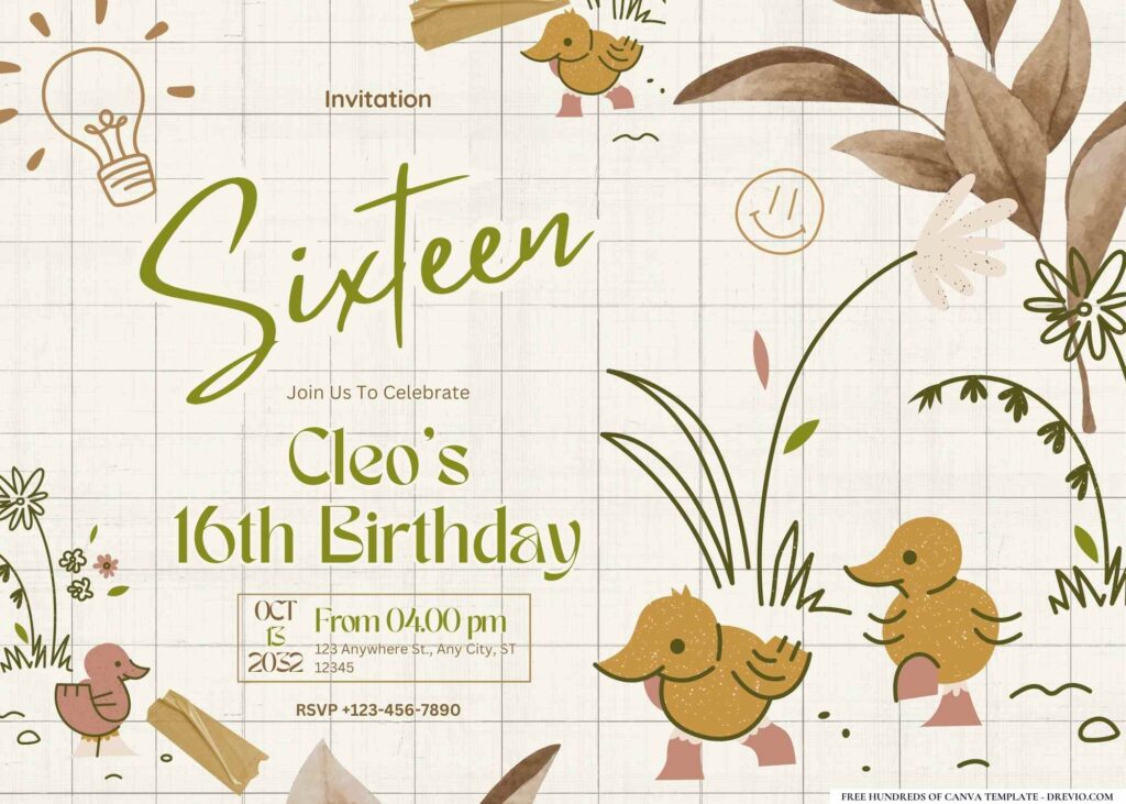 FREE Editable Scrapbooking Session Birthday Invitation