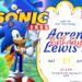 FREE Editable Sonic the Hedgehog Birthday Invitation