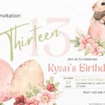 16+ Spring Easter Birthday Invitation Templates