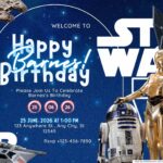 16+ Star Wars Galaxy Birthday Invitation Templates